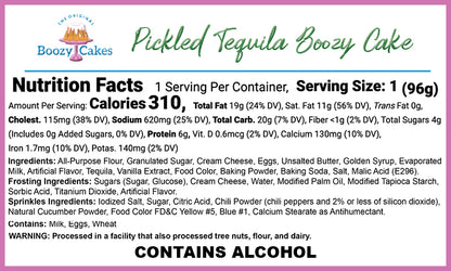 Pickled Tequila Cake