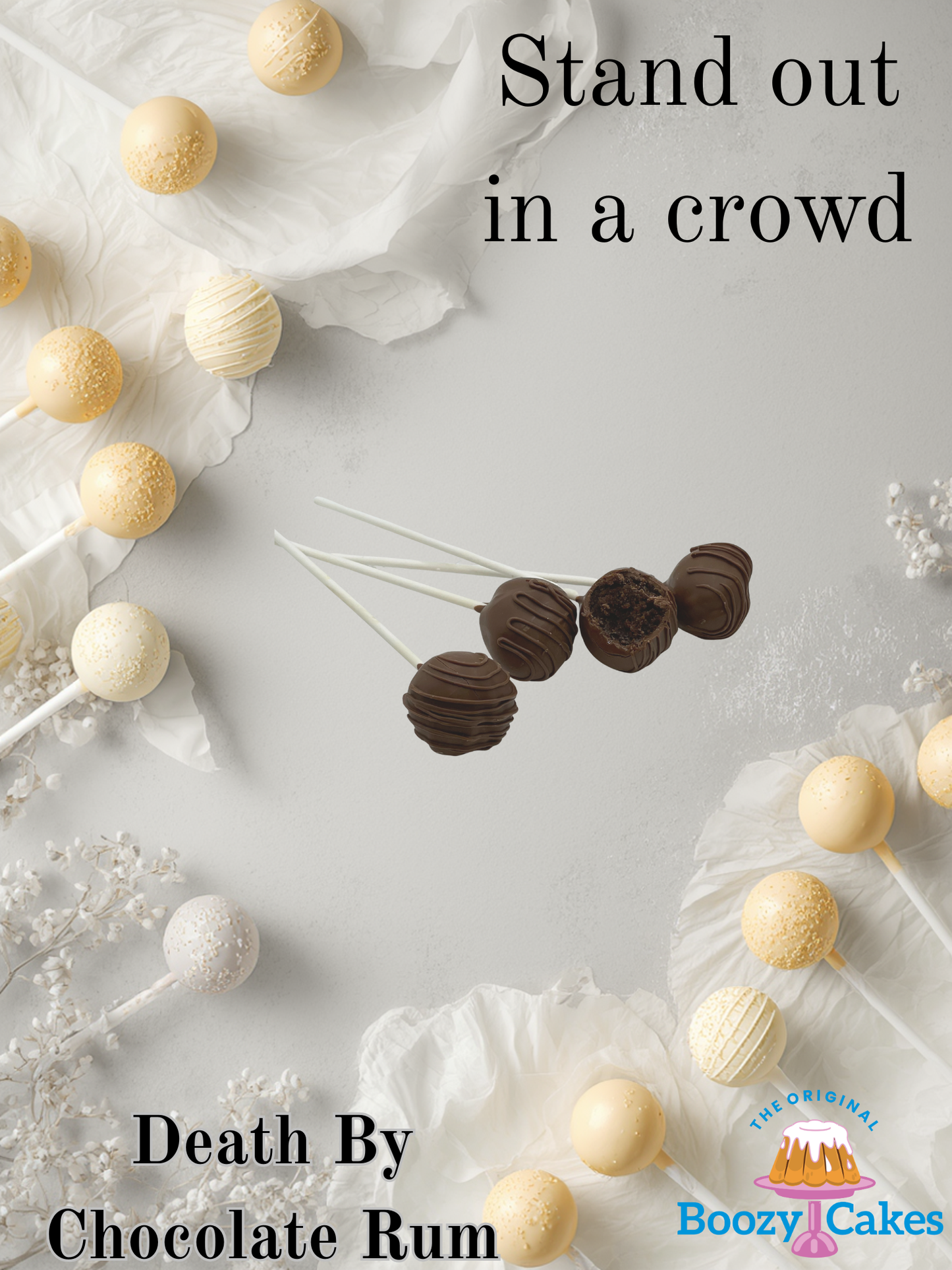 Death By Chocolate Rum Cake Pop