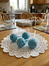 Blueberry Moonshine Cake Pop