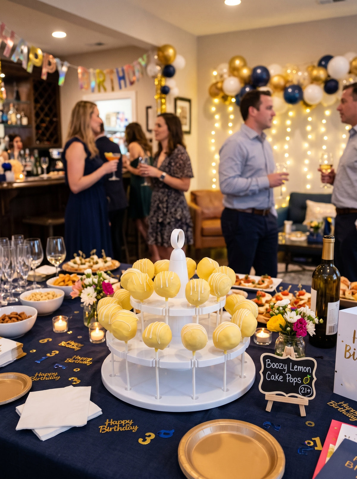 Lemon Vodka Cake Pop