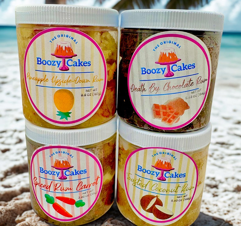 Four Distinct Flavors in One Convenient Cake Jar Collection