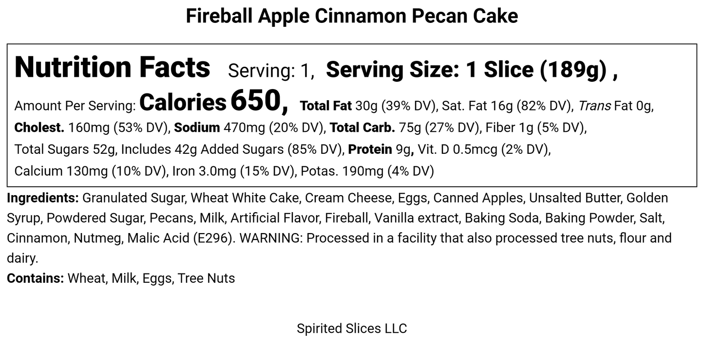 Fireball Apple Cinnamon Pecan