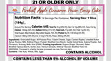 Fireball Apple Cinnamon 10" Full Size Cake