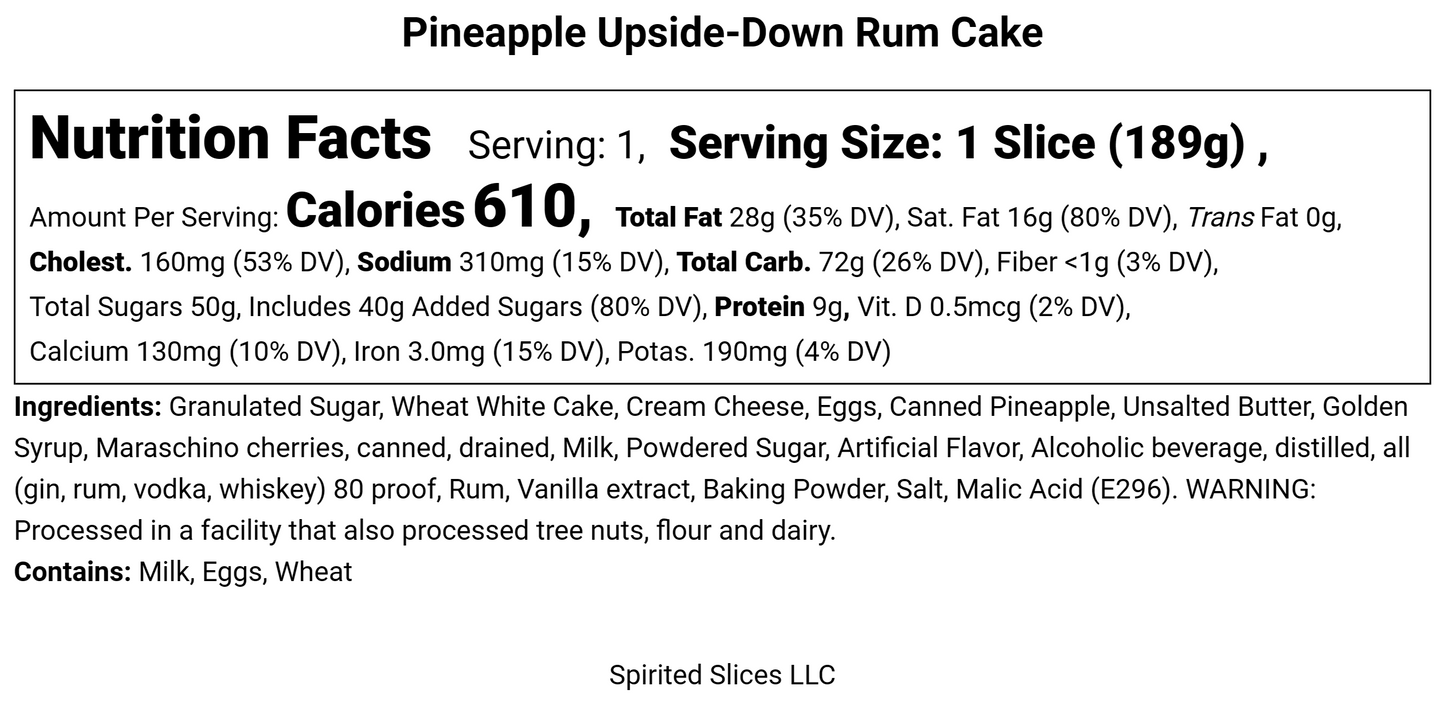 Pineapple Upside-Down Rum