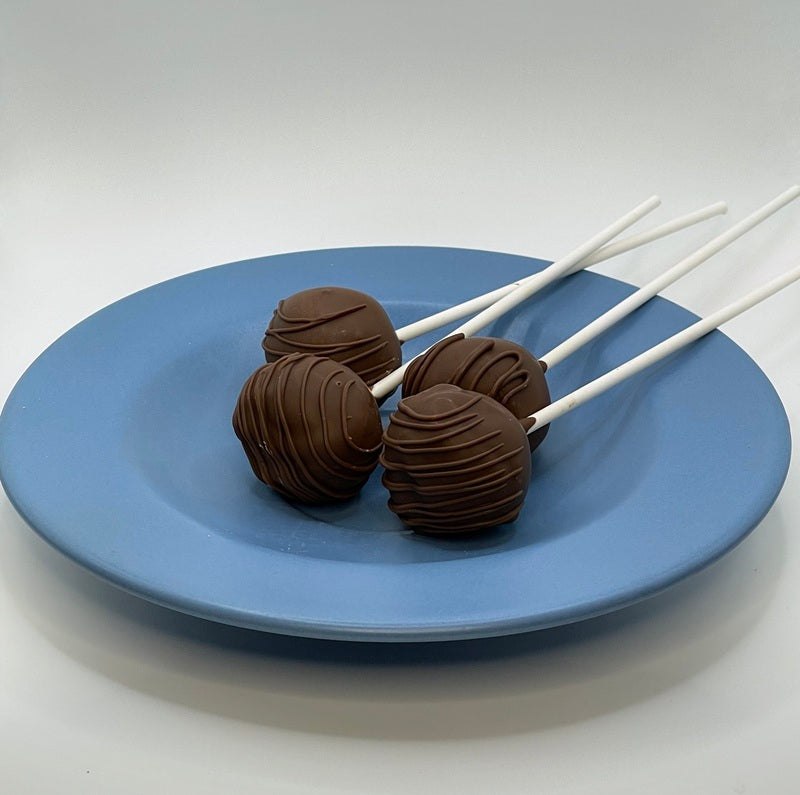 Rich Chocolate Cake Pop With 80-Proof Rum & Chocolate Coating