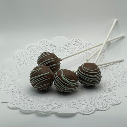 Chocolate Mint Schnapps Cake Pop